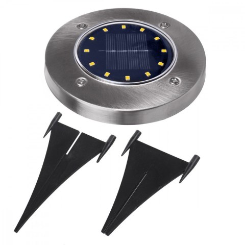Lampa solarna najazdowa MCE318 LED IP44 12 SMD 4000K Lampa solarna najazdowa MCE318 LED IP44 12 SMD 4000K