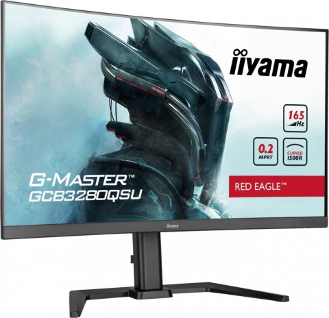 Monitor G-Master 31.5 cala GCB3280QSU-B1 VA,QHD,165Hz,1500R,0.2ms,2xHDMI,2xDP Monitor G-Master 31.5 cala GCB3280QSU-B1 VA,QHD,165Hz,1500R,0.2ms,2xHDMI,2xDP