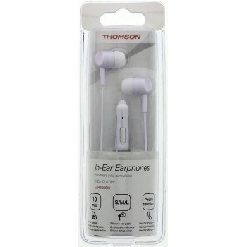 Słuchawki przewodowe z mikrofonem EAR3005W Białe Słuchawki przewodowe z mikrofonem EAR3005W Białe