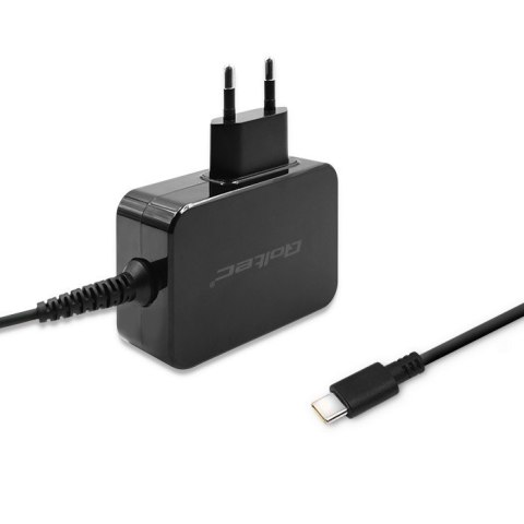 Ładowarka sieciowa 65W | 5-20V | 3-3.25A | USB typ C | PD | Czarna Ładowarka sieciowa 65W | 5-20V | 3-3.25A | USB typ C | PD | Czarna