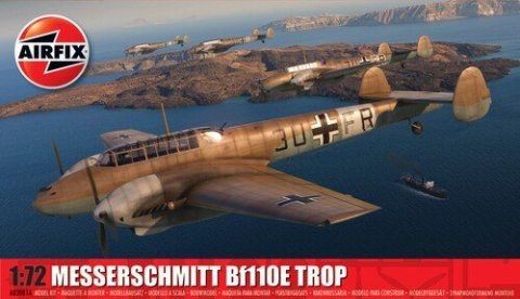 Model plastikowy Messerschmitt Bf 110E/E-2 Trop 1/72 Model plastikowy Messerschmitt Bf 110E/E-2 Trop 1/72