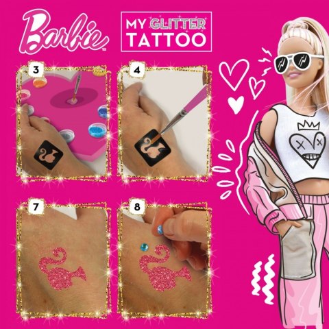 Tatuaże brokatowe Barbie Tatuaże brokatowe Barbie