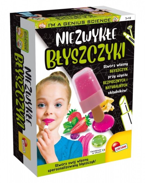 Zestaw naukowy Im a Genius Niezwykłe błyszczyki Zestaw naukowy Im a Genius Niezwykłe błyszczyki