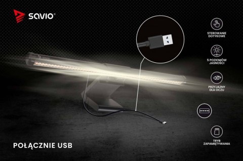 Lightbar LED Oświetlenie na monitor USB 5W LB-02 Lightbar LED Oświetlenie na monitor USB 5W LB-02