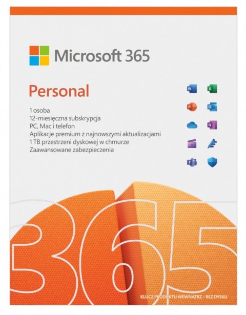 365 Personal PL P10 1Y 1User/5Devices Win/Mac Medialess Box QQ2-01752 365 Personal PL P10 1Y 1User/5Devices Win/Mac Medialess Box QQ2-01752