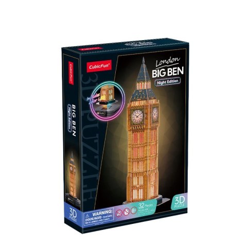 Puzzle 3D Big Ben (wersja nocna) Puzzle 3D Big Ben (wersja nocna)