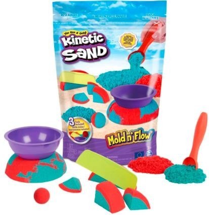 Kinetic Sand - Dwukolorowy piasek kinetyczny z akcesoriami Kinetic Sand - Dwukolorowy piasek kinetyczny z akcesoriami