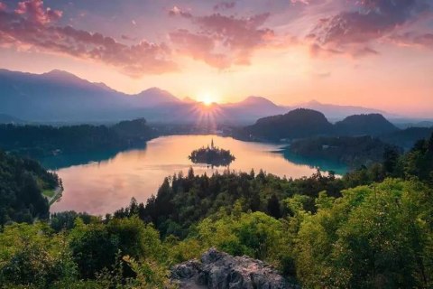 Puzzle 3000 elementów Jezioro Bled Słowenia Puzzle 3000 elementów Jezioro Bled Słowenia