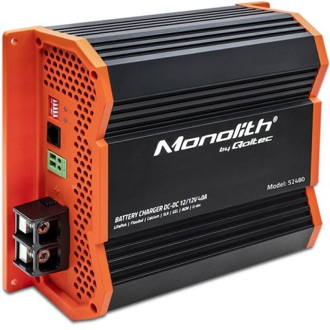Ładowarka Monolith DC-DC do akumulatorów LiFePO4 AGM 12V-12V | 40A | 500W Ładowarka Monolith DC-DC do akumulatorów LiFePO4 AGM 12V-12V | 40A | 500W