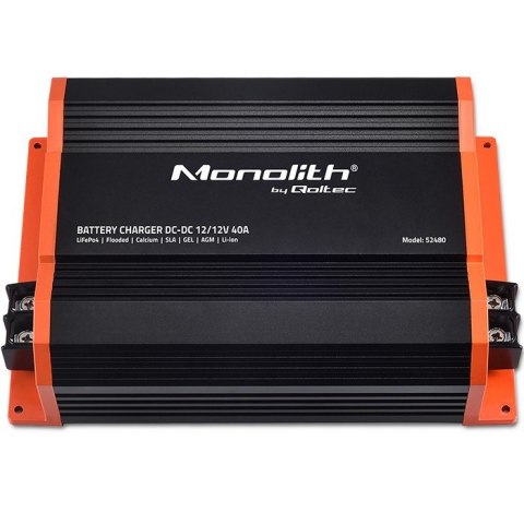 Ładowarka Monolith DC-DC do akumulatorów LiFePO4 AGM 12V-12V | 40A | 500W Ładowarka Monolith DC-DC do akumulatorów LiFePO4 AGM 12V-12V | 40A | 500W