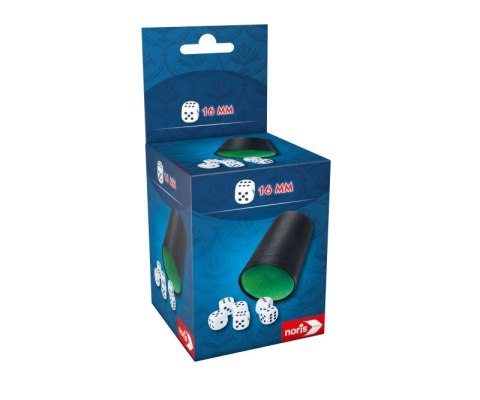 Gra Kubek z 6 kostkami do gry NORIS Gra Kubek z 6 kostkami do gry NORIS