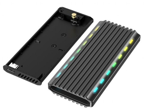 Obudowa dysku M.2 NVME Aluminiowa LED USB 3.1 Obudowa dysku M.2 NVME Aluminiowa LED USB 3.1