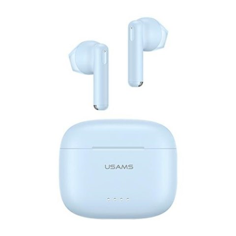 Słuchawki Bluetooth 5.3 TWS US14 dual mic. Niebieskie Słuchawki Bluetooth 5.3 TWS US14 dual mic. Niebieskie
