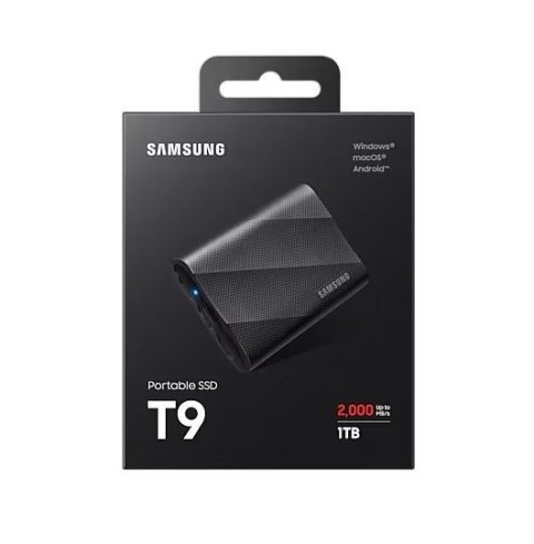 Dysk zewnętrzny SSD T9 1TB USB3.2 GEN.2 czarny Dysk zewnętrzny SSD T9 1TB USB3.2 GEN.2 czarny