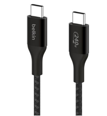 Kabel BoostCharge USB-C/USB-C 240W 1m czarny Kabel BoostCharge USB-C/USB-C 240W 1m czarny
