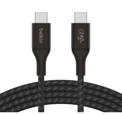 Kabel BoostCharge USB-C/USB-C 240W 2m czarny Kabel BoostCharge USB-C/USB-C 240W 2m czarny