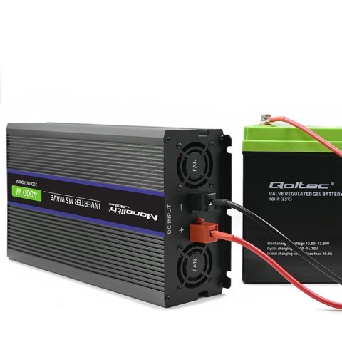 Przetwornica napięcia Monolith 4000 MS Wave | 12V na 230V | 2000/4000W | USB Przetwornica napięcia Monolith 4000 MS Wave | 12V na 230V | 2000/4000W | USB
