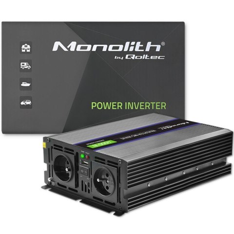Przetwornica napięcia Monolith 4000 MS Wave | 12V na 230V | 2000/4000W | USB Przetwornica napięcia Monolith 4000 MS Wave | 12V na 230V | 2000/4000W | USB