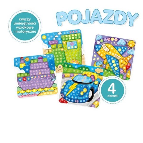 Wyklejanka Genialny Dzieciak Zręczna rączka - Pojazdy Wyklejanka Genialny Dzieciak Zręczna rączka - Pojazdy