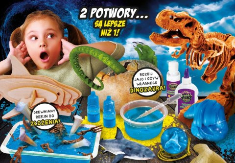 Zestaw edukacyjny Crazy Science - Rekiny i dinozaury Zestaw edukacyjny Crazy Science - Rekiny i dinozaury