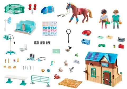 Zestaw z figurkami Horses 71352 Hipoterapia i lecznica zwierząt Zestaw z figurkami Horses 71352 Hipoterapia i lecznica zwierząt