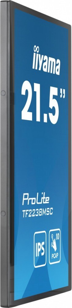 Monitor wielkoformatowy 21.5 cala TF2238MSC-B1 IPS,FHD,DP,HDMI,2x2W,2xUSB,600(cd/m2), 10pkt.7H,IP1X(Front),Pion/Poziom Monitor wielkoformatowy 21.5 cala TF2238MSC-B1 IPS,FHD,DP,HDMI,2x2W,2xUSB,600(cd/m2), 10pkt.7H,IP1X(Front),Pion/Poziom