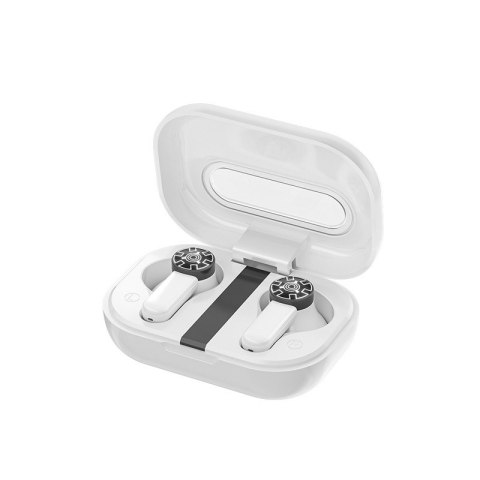 Słuchawki bezprzewodowe VA06 Vanguard Series - Bluetooth V5.2 TWS z etui ładującym Białe Słuchawki bezprzewodowe VA06 Vanguard Series - Bluetooth V5.2 TWS z etui ładującym Białe