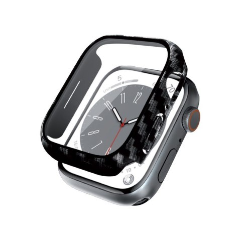 Etui ze szkłem Hybrid Watch Case Apple Watch 45mm Carbon Etui ze szkłem Hybrid Watch Case Apple Watch 45mm Carbon