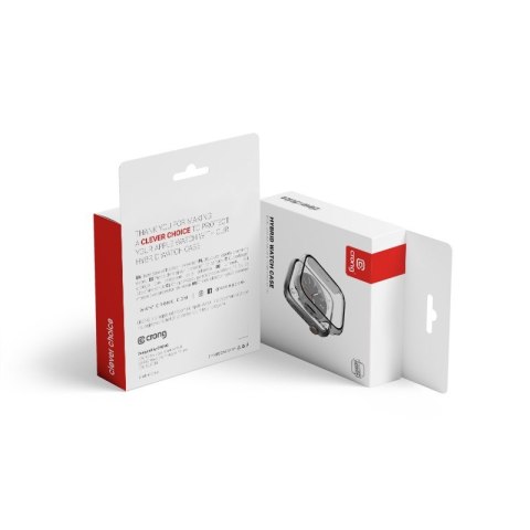 Etui ze szkłem Hybrid Watch Case Apple Watch 45mm Clear Etui ze szkłem Hybrid Watch Case Apple Watch 45mm Clear