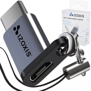 Adapter USB-C - USB micro B 2.0 Izoxis