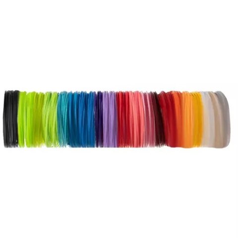 Filamenty PLA 3D- 20szt. x 20m Kruzzel 19876 Maaleo Filamenty PLA 3D- 20szt. x 20m Kruzzel 19876 Maaleo