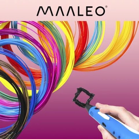 Filamenty PLA 3D- 20szt. x 5m 19872 Maaleo