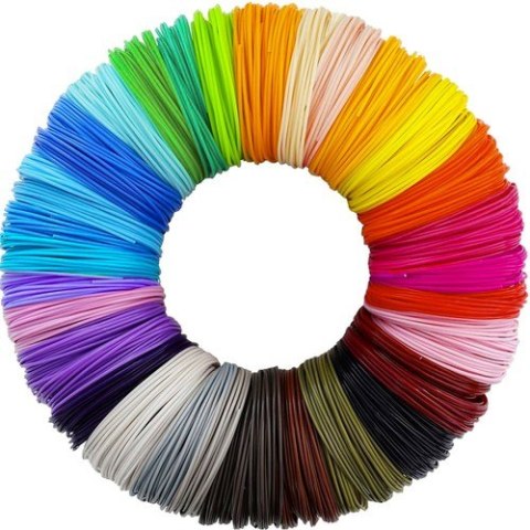 Filamenty PLA 3D- 30szt. x 10m Kruzzel 19877 Maaleo Filamenty PLA 3D- 30szt. x 10m Kruzzel 19877 Maaleo