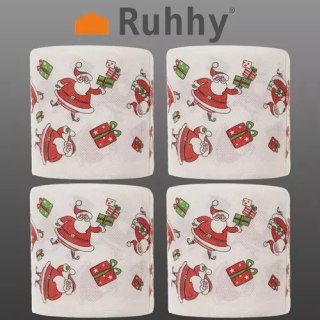 Papier toaletowy świąteczny- 4szt. 20353 Ruhhy