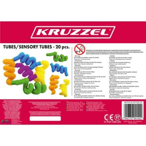 Rurki/ tuby sensoryczne- 20szt. Kruzzel 19741 Kruzzel Rurki/ tuby sensoryczne- 20szt. Kruzzel 19741 Kruzzel