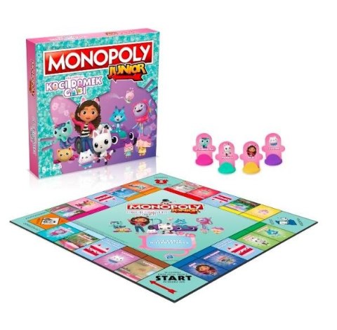 Gra Monopoly JUNIOR Koci Domek Gabi Gra Monopoly JUNIOR Koci Domek Gabi