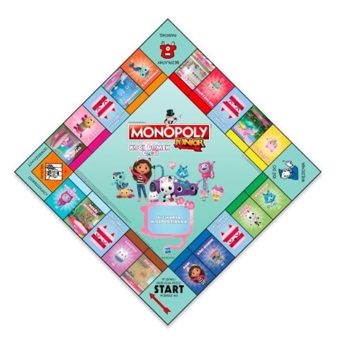 Gra Monopoly JUNIOR Koci Domek Gabi Gra Monopoly JUNIOR Koci Domek Gabi