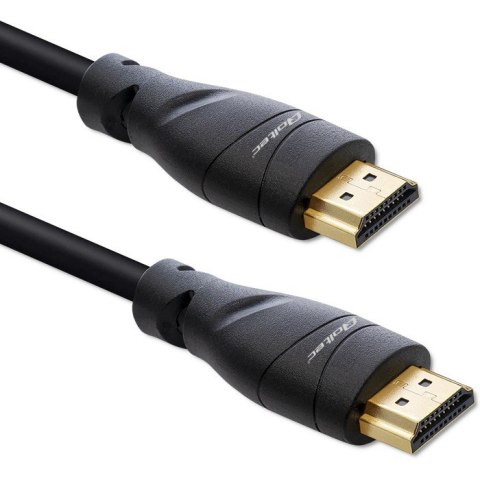 Kabel HDMI v2.1 Ultra High Speed 8K | 60Hz | 26AWG | 5m Złoty Kabel HDMI v2.1 Ultra High Speed 8K | 60Hz | 26AWG | 5m Złoty