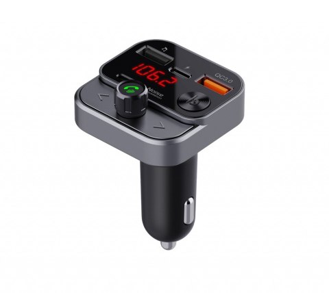 Transmiter samochodowy FM MP3 z funkcją BT,USB LCD FM-84B QC3.0 Transmiter samochodowy FM MP3 z funkcją BT,USB LCD FM-84B QC3.0