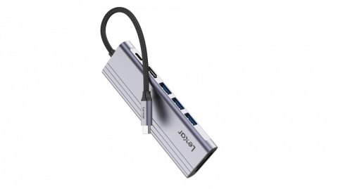 Hub 7-in-1 USB-C USB3.2 Gen1. Type-C, 3xUSB-A HDMI, SD, microSD slot. PD 100W Hub 7-in-1 USB-C USB3.2 Gen1. Type-C, 3xUSB-A HDMI, SD, microSD slot. PD 100W