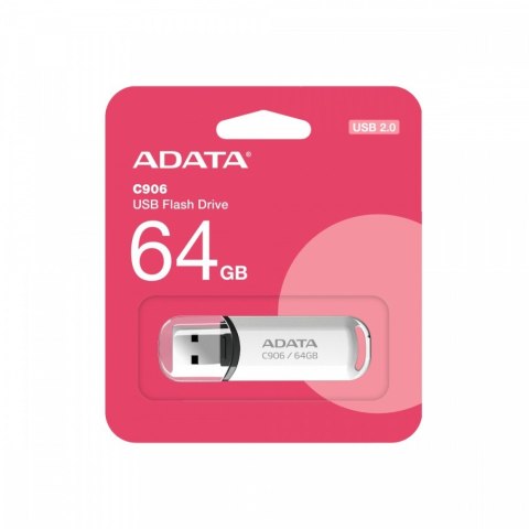 Pendrive C906 64GB USB2.0 biały Pendrive C906 64GB USB2.0 biały