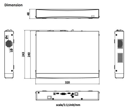 Rejestrator IP DS-7608NXI-K1 Rejestrator IP DS-7608NXI-K1