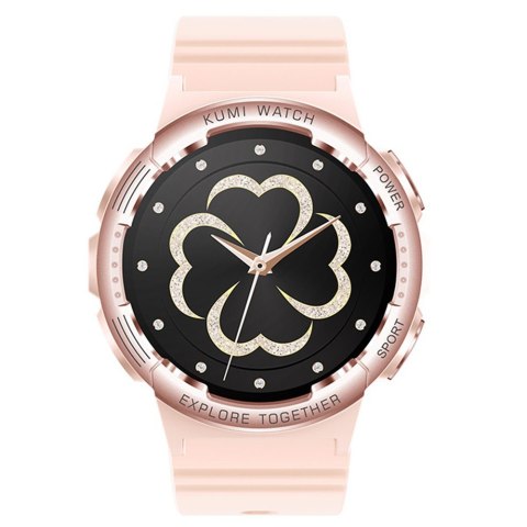 Smartwatch K6 1.3 cala 300 mAh różowy Smartwatch K6 1.3 cala 300 mAh różowy