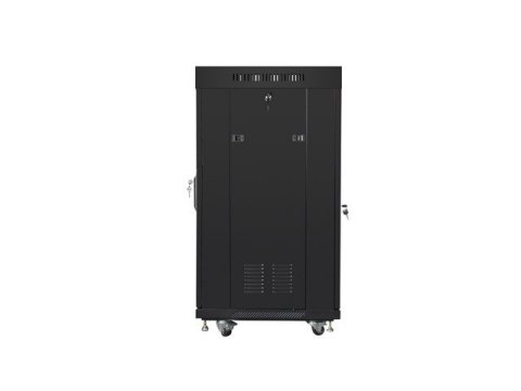 Szafa stojąca 19 cali 22U 600x600 drzwi perforowane LCD (Flat pack) V2 czarna Szafa stojąca 19 cali 22U 600x600 drzwi perforowane LCD (Flat pack) V2 czarna