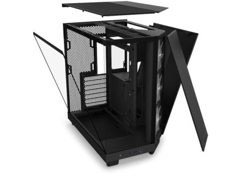 Obudowa H6 Flow RGB z oknem Czarna Obudowa H6 Flow RGB z oknem Czarna