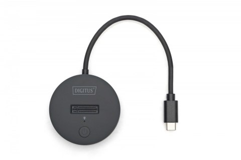 Stacja dokująca do SSD M.2 NVMe/SATA USB-C 3.2 Gen2 10Gbps maks. 4 TB, czarna Stacja dokująca do SSD M.2 NVMe/SATA USB-C 3.2 Gen2 10Gbps maks. 4 TB, czarna