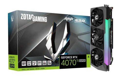 Karta graficzna GeForce RTX 4070 Ti SUPER AMP HOLO 16GB GDDR6X 256bit Karta graficzna GeForce RTX 4070 Ti SUPER AMP HOLO 16GB GDDR6X 256bit