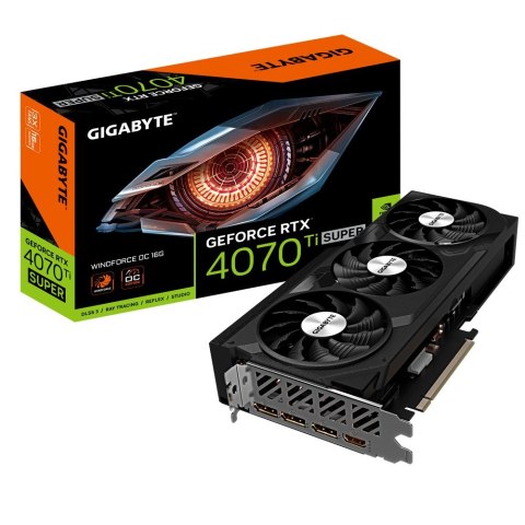 Karta graficzna RTX 4070 Ti SUPER WINDFORCE OC 16G GDDR6X 256bit Karta graficzna RTX 4070 Ti SUPER WINDFORCE OC 16G GDDR6X 256bit