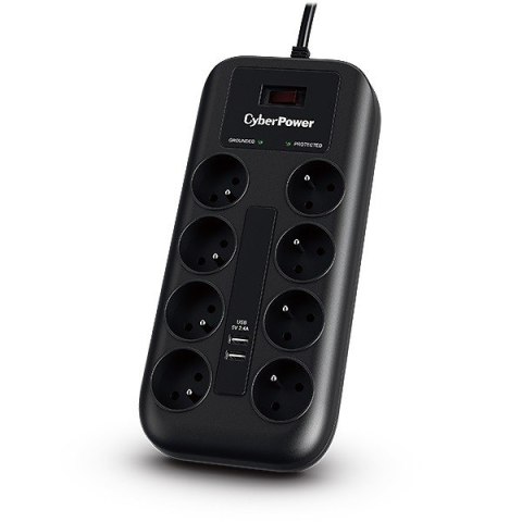Listwa przepięciowa P0820SUF0-FR 8xFR/2xUSB Listwa przepięciowa P0820SUF0-FR 8xFR/2xUSB