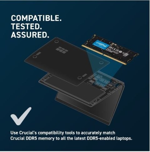 Pamięć do notebooka DDR5 SODIMM 64GB(2*32) /5600 CL46 (16Gbit) Pamięć do notebooka DDR5 SODIMM 64GB(2*32) /5600 CL46 (16Gbit)